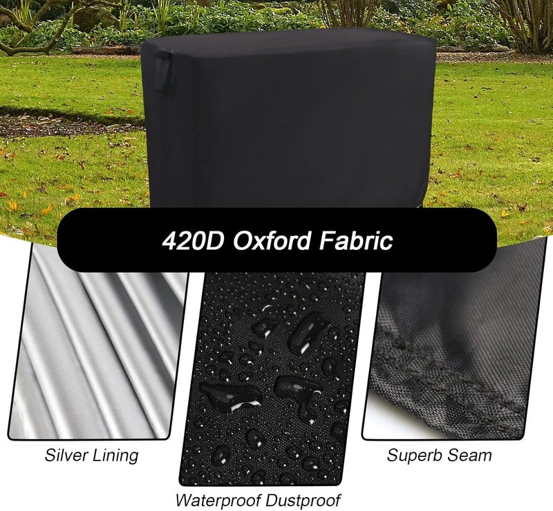 Kingling Outdoor Prep Table Cover, Waterproof Stainless Steel Table Covers Metal Table Cover Protection for Patio Kitchen Prep Work Tables - 36''L x 24''W x 35''H - Image 5